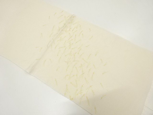 JAPANESE KIMONO / CHIJIMI FABRIC OBIAGE